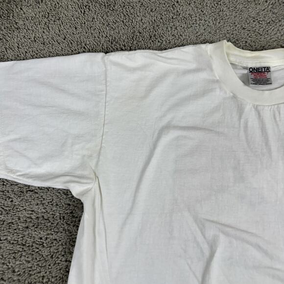 Vintage St. Thomas V.I. Shirt Mens Extra Large White Scuba Diving Oneita 90s - Picture 8 of 13